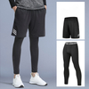 Tights men's fitness suits running sportswear compression pants basketball leggings cropped pants high elastic and quick-drying wholesale