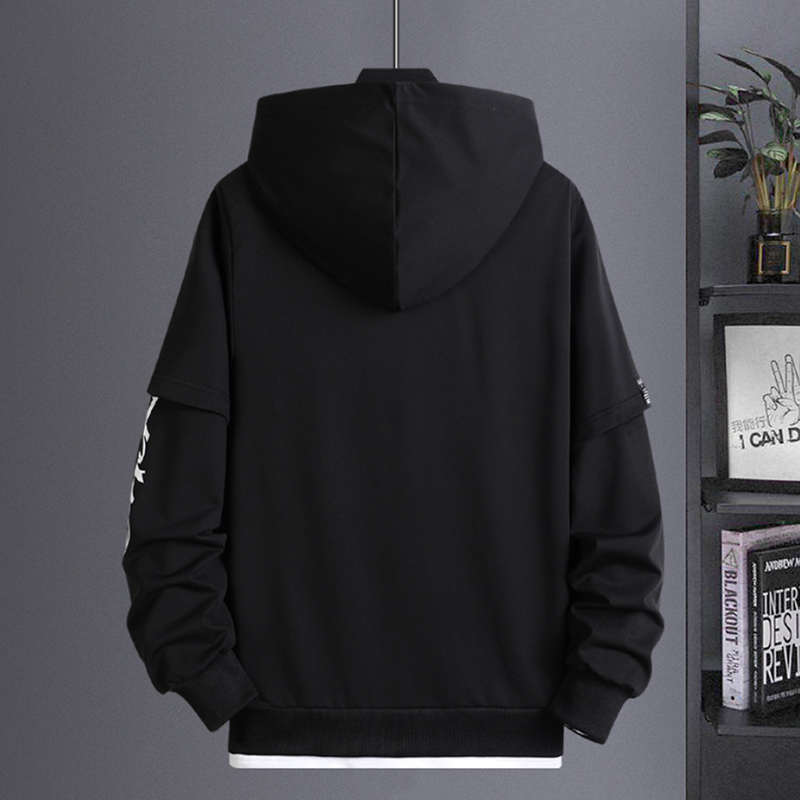 Custom Large 2021 New Hooded Sweater Men's Trendy Brand Loose Letter Printing Sports Hoodies