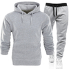 Men's Sports Hooded Suit And Fleece Sweater Men's Solid Color Sweater Factory Direct Supply