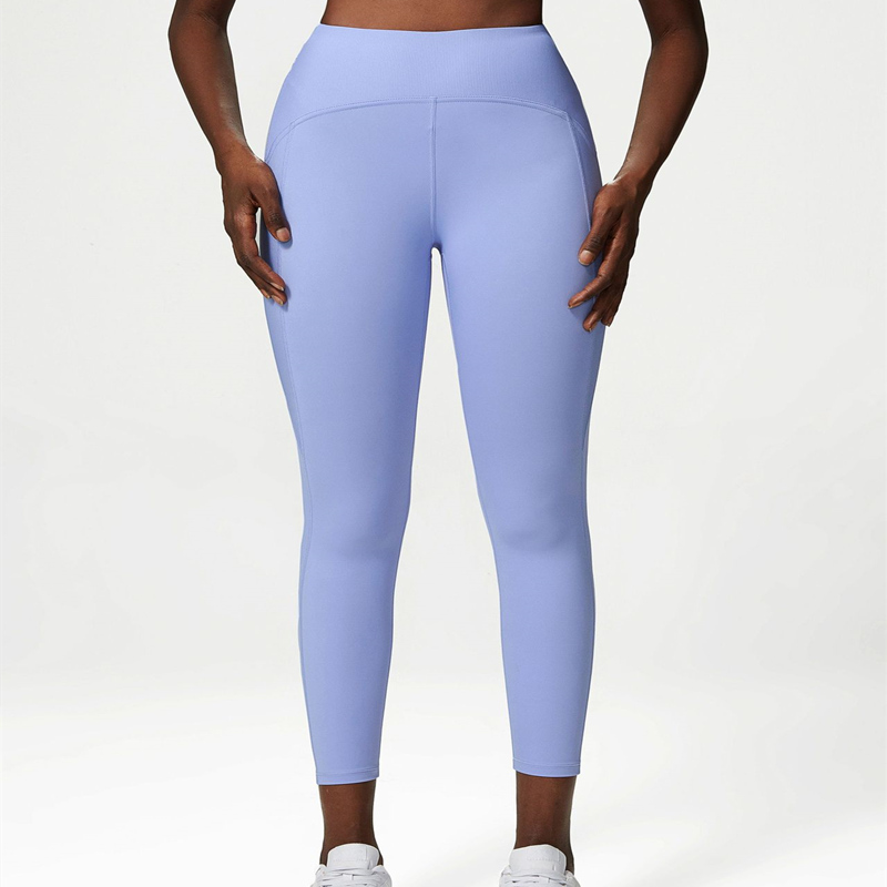 Women Yoga Leggings Custom High Waist Butt Push Up Tummy Control Outdoor Gym Sports Workout Seamless Pants